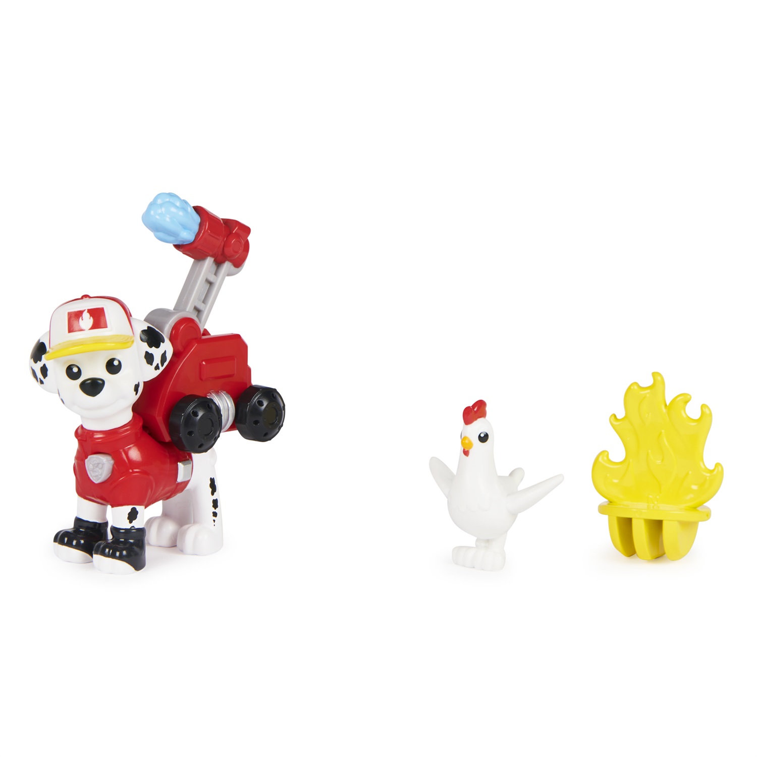 Spin Master PAW Patrol - Big Truck Pups - Figura d'azione Marshall con droide di salvataggio e quartier generale