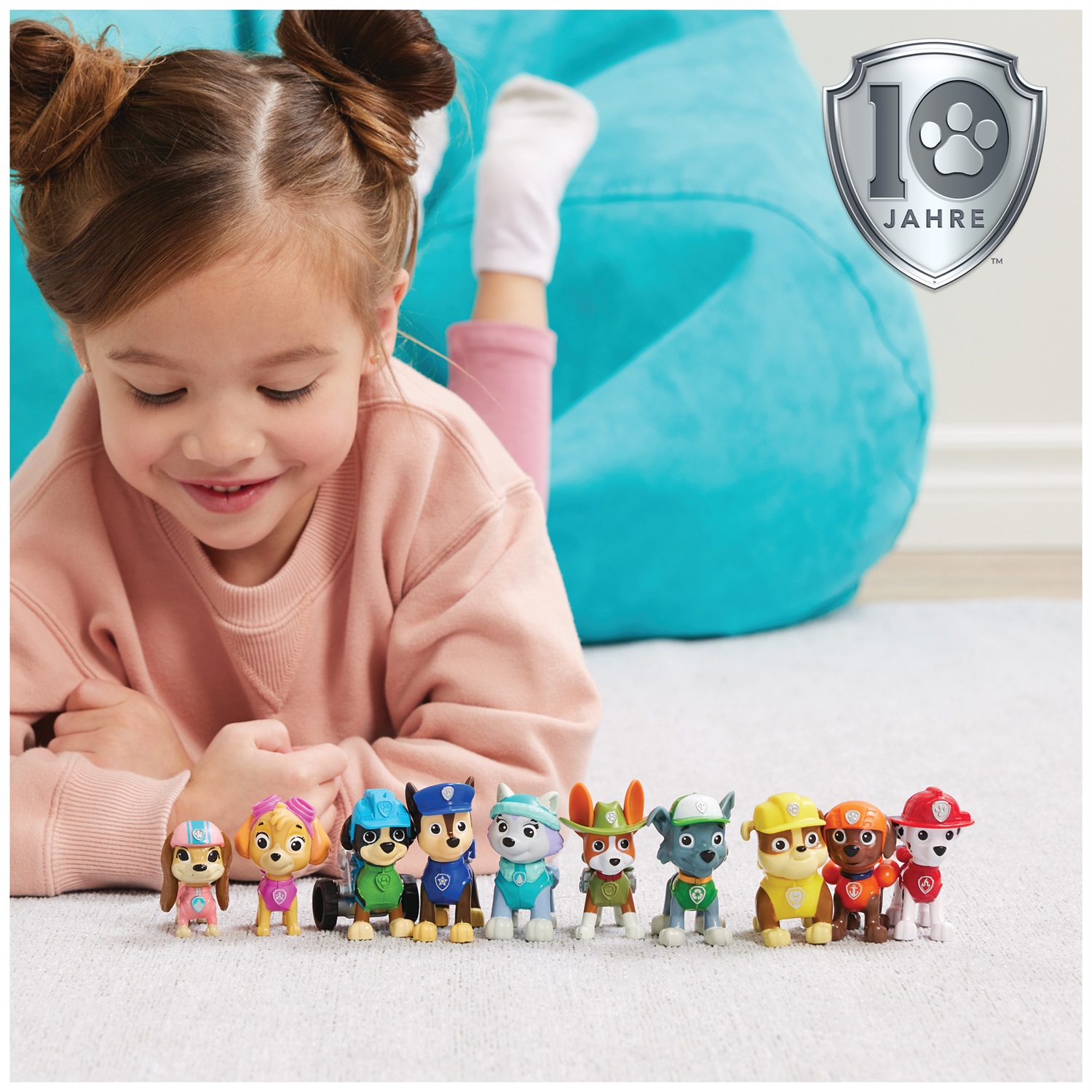 PAW Patrol , Confezione Regalo Anniversario 10 Anni, Personaggi Collezione, 10 Cuccioli Inclusi, Giochi Bambini, 3+ Anni
