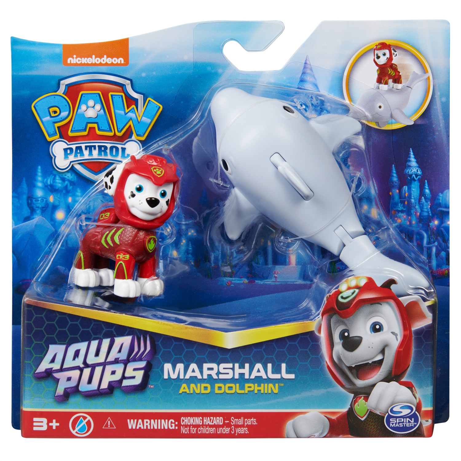 Spin Master Paw Patrol Aqua Pups - Personaggi Assortiti per Avventure di Salvataggio in Mare