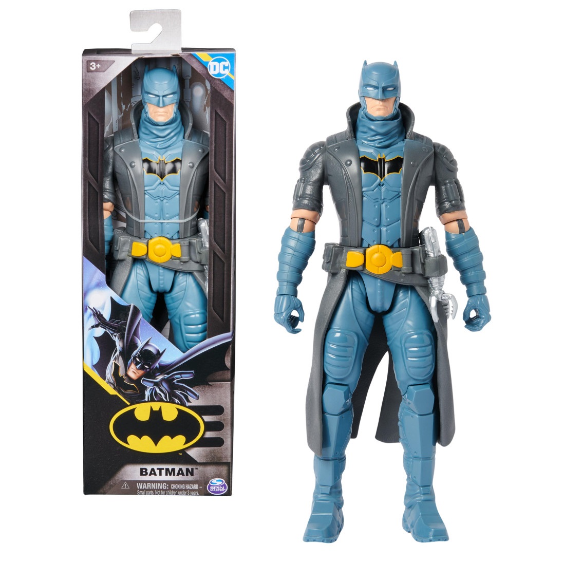 Spin Master Action Figure Batman 30 cm - Completamente Snodabile con 11 Punti di Articolazione per Bambini dai 3 Anni