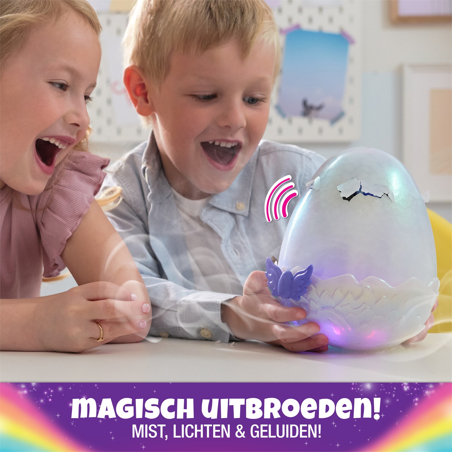 Spin Master Hatchimals Alive Uovo Mystery Hatch Draggle - Peluche Interattivo con Nebbia, Luci, 100 Suoni e Reazioni, Giocattolo per Bambini 5 Anni