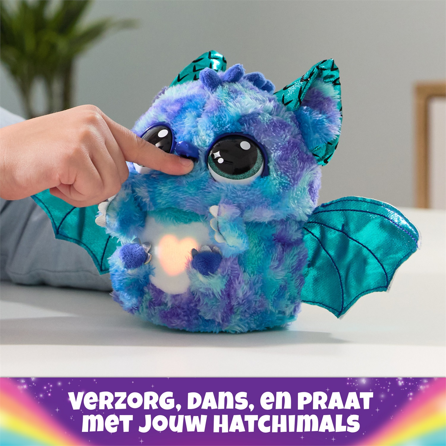 Spin Master Hatchimals Alive Uovo Mystery Hatch Draggle - Peluche Interattivo con Nebbia, Luci, 100 Suoni e Reazioni, Giocattolo per Bambini 5 Anni