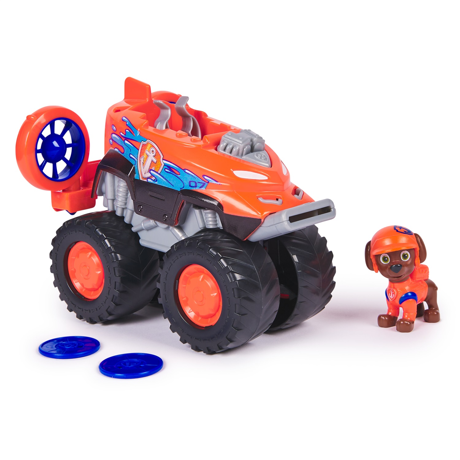 Paw Patrol: Hovercraft di Zuma con Lanciamissili e Action Figure Collezionabile - Veicolo Giocattolo per Bambini 3 Anni
