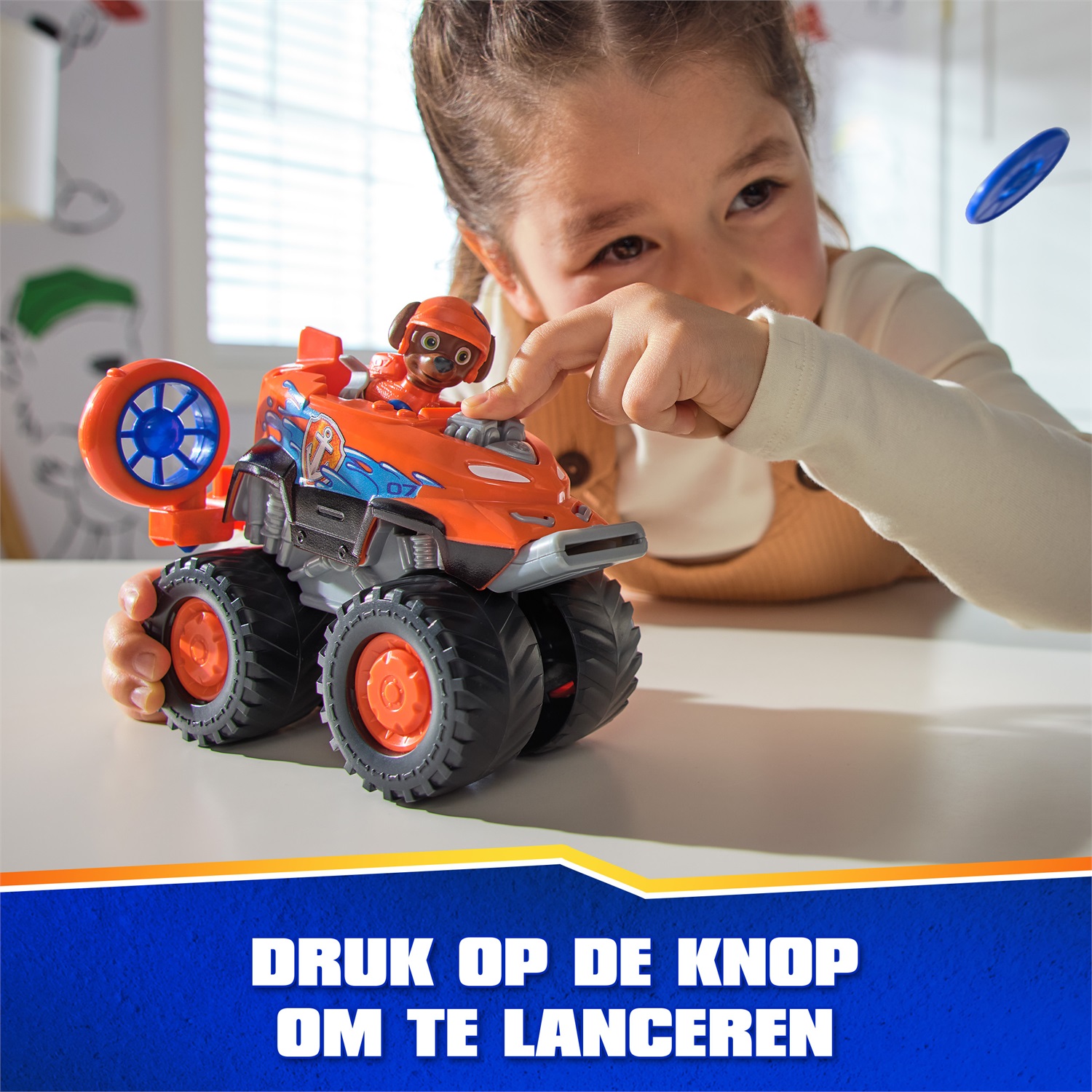 Paw Patrol: Hovercraft di Zuma con Lanciamissili e Action Figure Collezionabile - Veicolo Giocattolo per Bambini 3 Anni