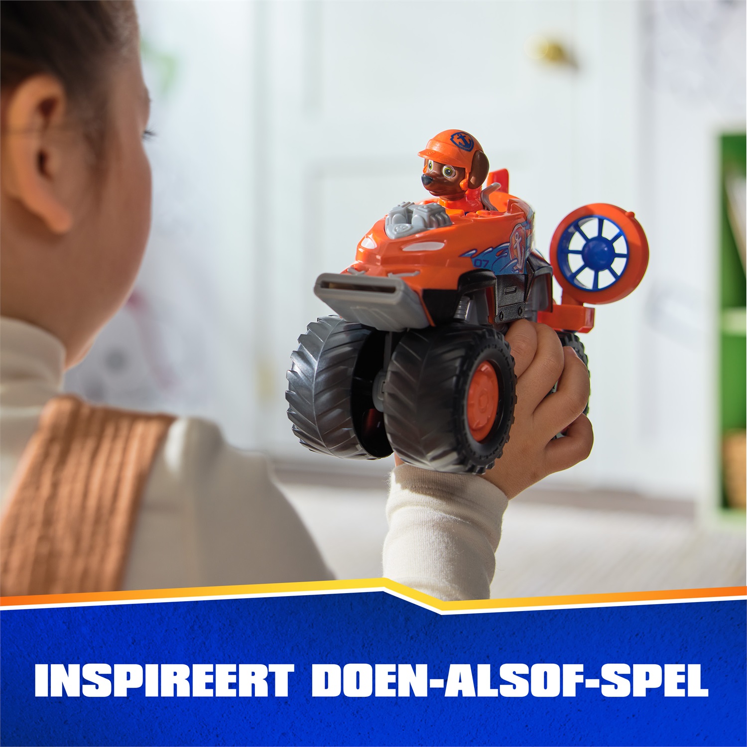 Paw Patrol: Hovercraft di Zuma con Lanciamissili e Action Figure Collezionabile - Veicolo Giocattolo per Bambini 3 Anni