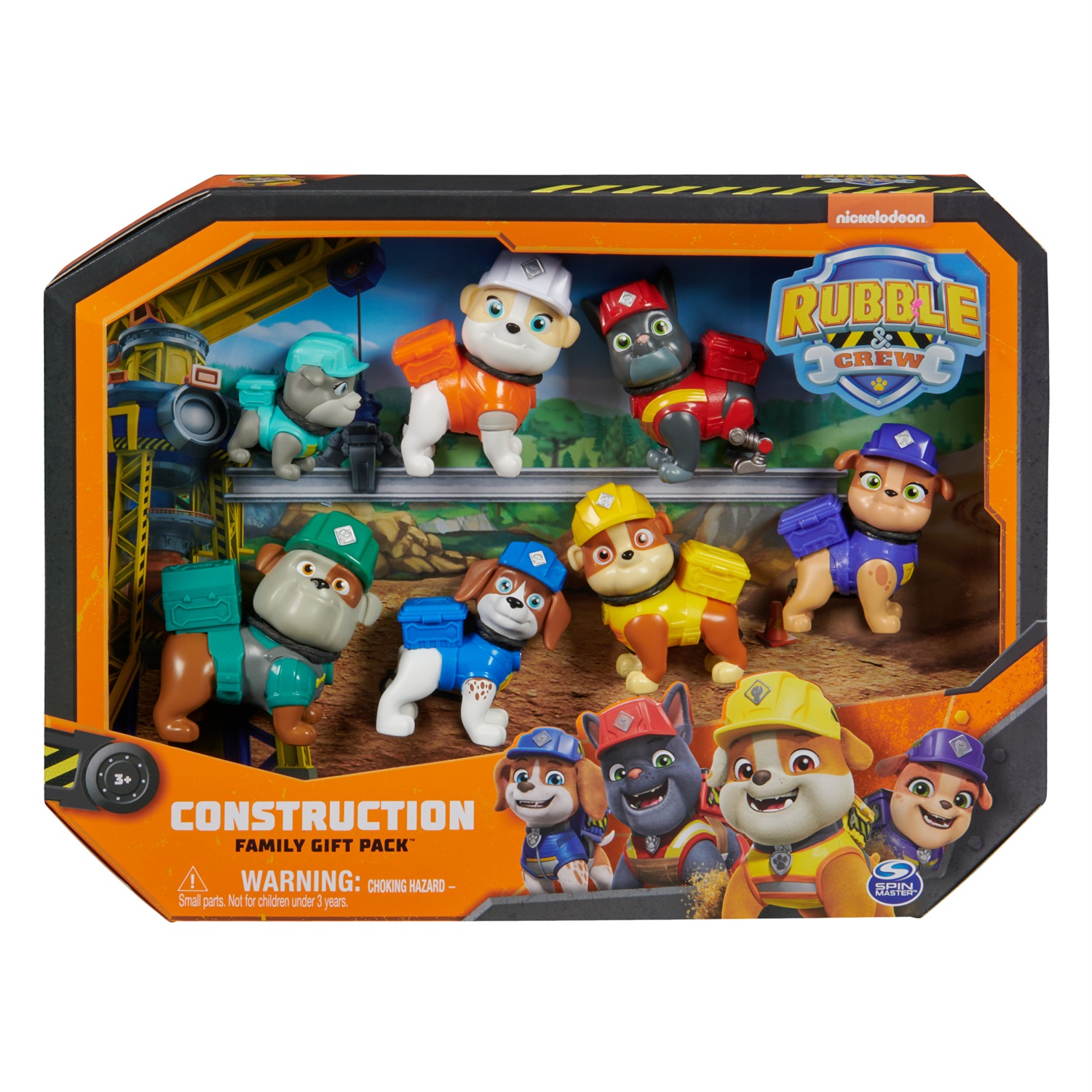 Rubble & Crew Confezione Regalo - Set con 7 Personaggi da Collezione per Bambini dai 3 Anni in Su