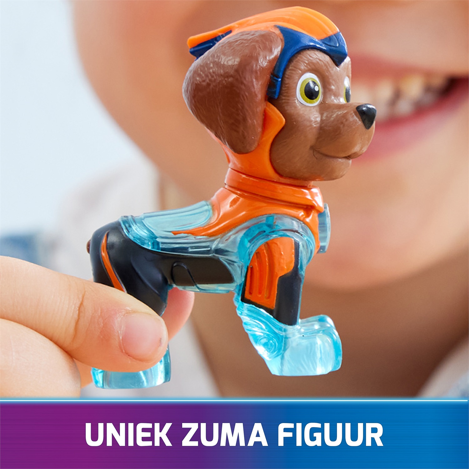Paw Patrol Aeroscafo di Zuma Tematizzato Il Super Film con Luci e Suoni - Giocattolo per Bambini 3 Anni, Personaggio da Collezione