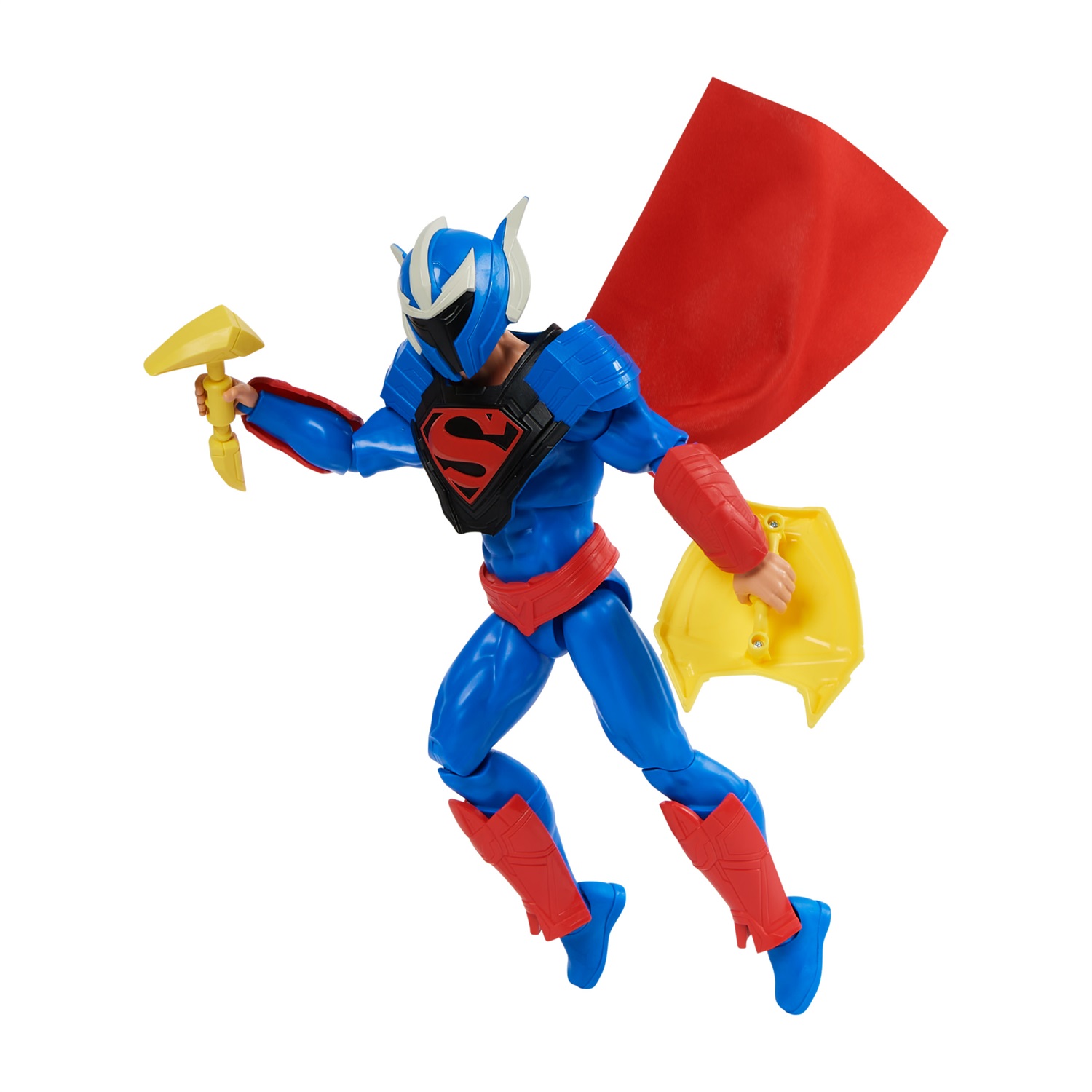 DC Comics Action Figure Superman 30 cm - DC Adventures con 9 Accessori e 17 Punti di Articolazione, Giochi per Bambini 4 Anni