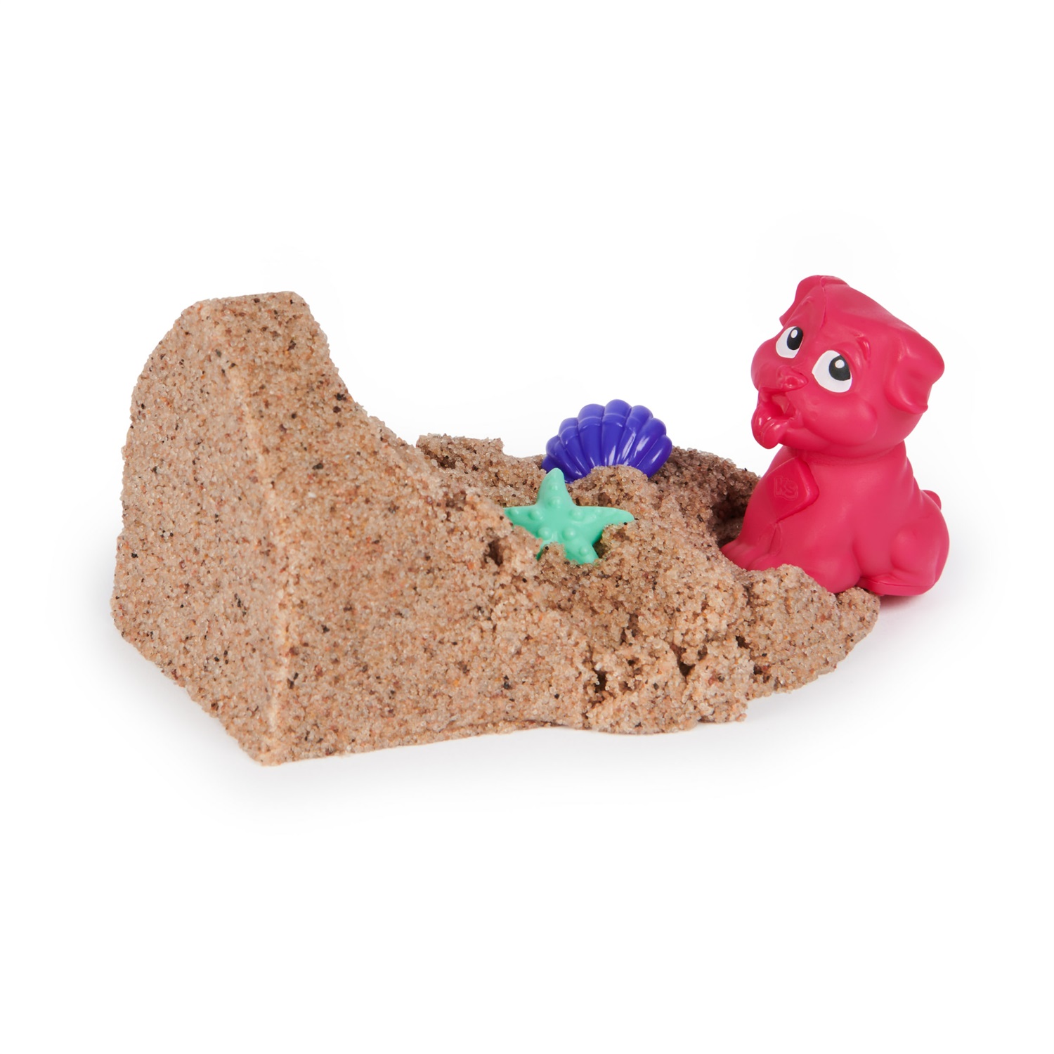Spin Master Kinetic Sand Mini Cagnolino - 170g di Sabbia Cinetica Naturale, 1 Cagnolino a Sorpresa, 2 Accessori, Custodia a Forma di Cuccia, Giocattoli per Bambini 3