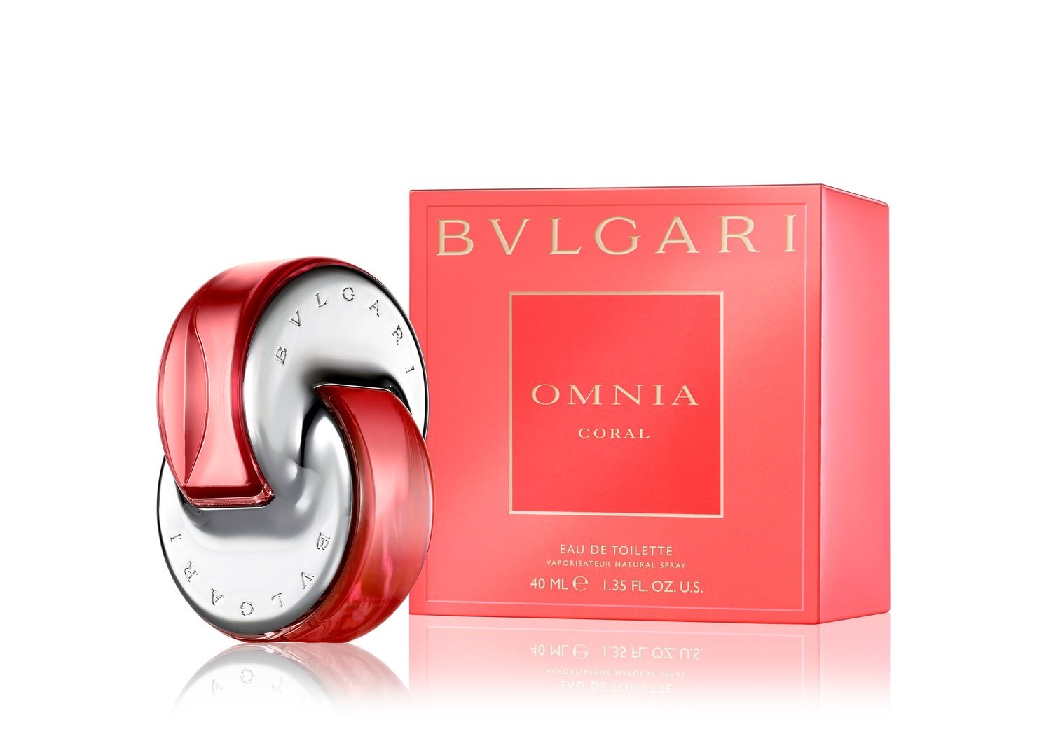 BVLGARI Omnia Coral Eau de Toilette Donna 40ml - Fragranza Floreale-Fruttata con Note di Bergamotto e Bacche di Goji
