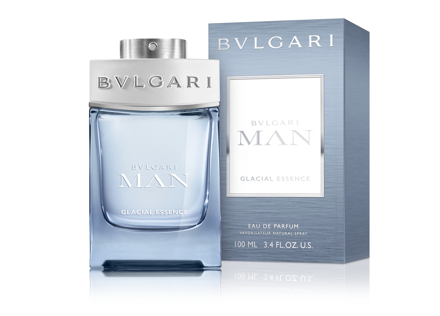 BVLGARI Man Glacial Essence Eau de Parfum 100ml - Fragranza Maschile Fresca e Legnosa