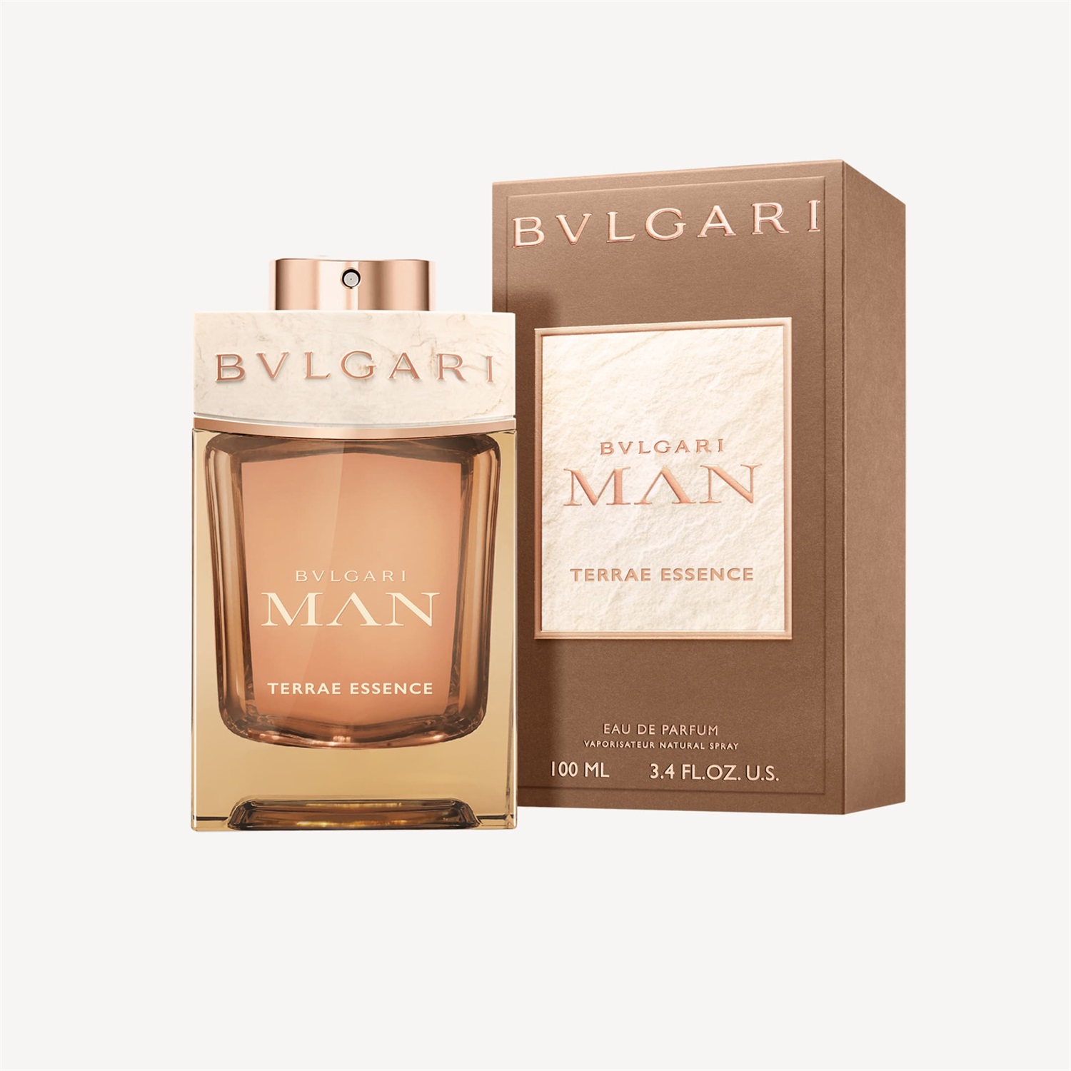 Bvlgari Man Terrae Essence Eau De Parfum 100ml - Fragranza Legnosa per Uomo con Vetiver e Accordo Terrae