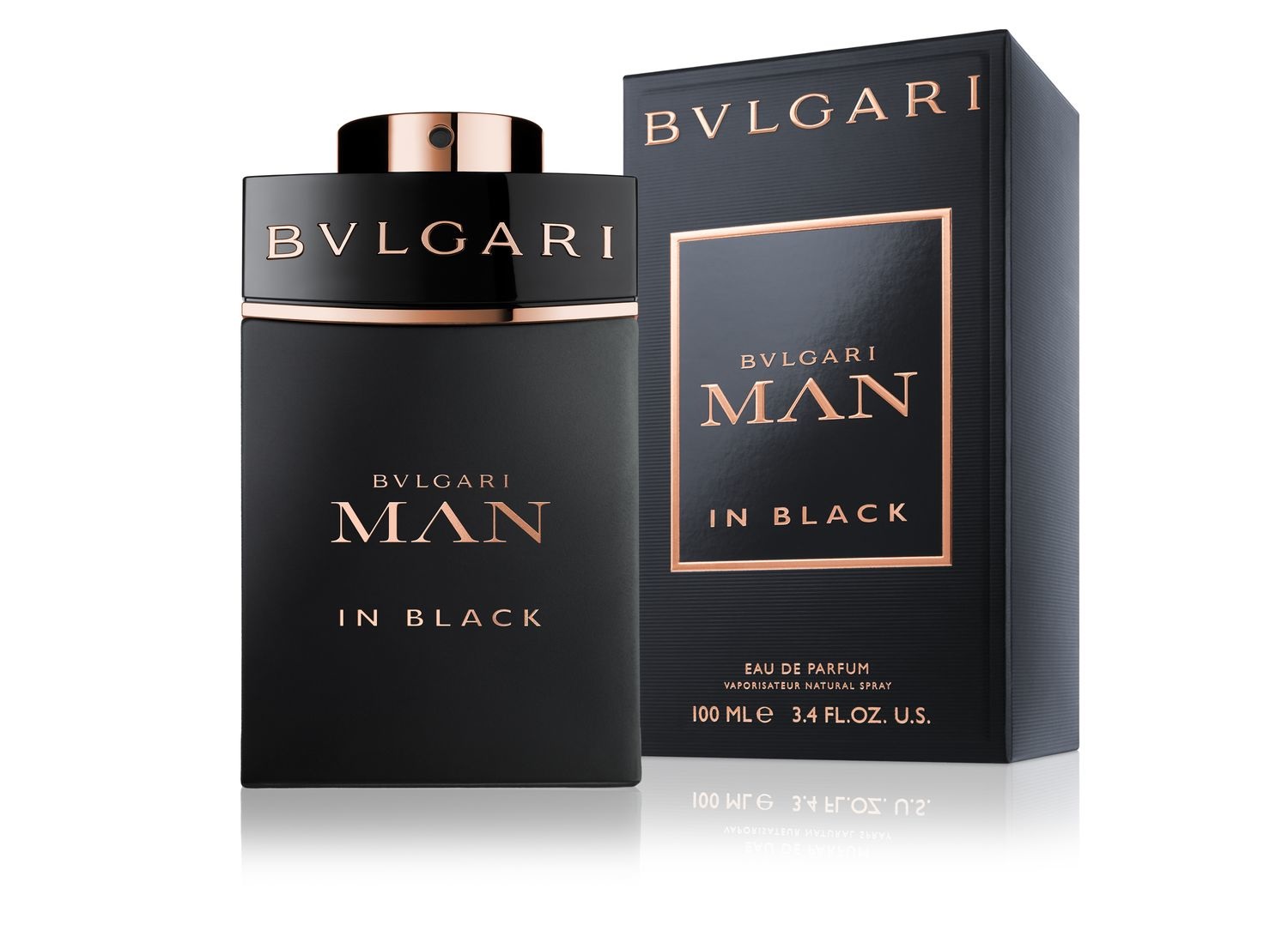 BVLGARI Man in Black Eau de Parfum 100ml - Fragranza Orientale Floreale per Uomo con Note di Tabacco, Spezie e Rum