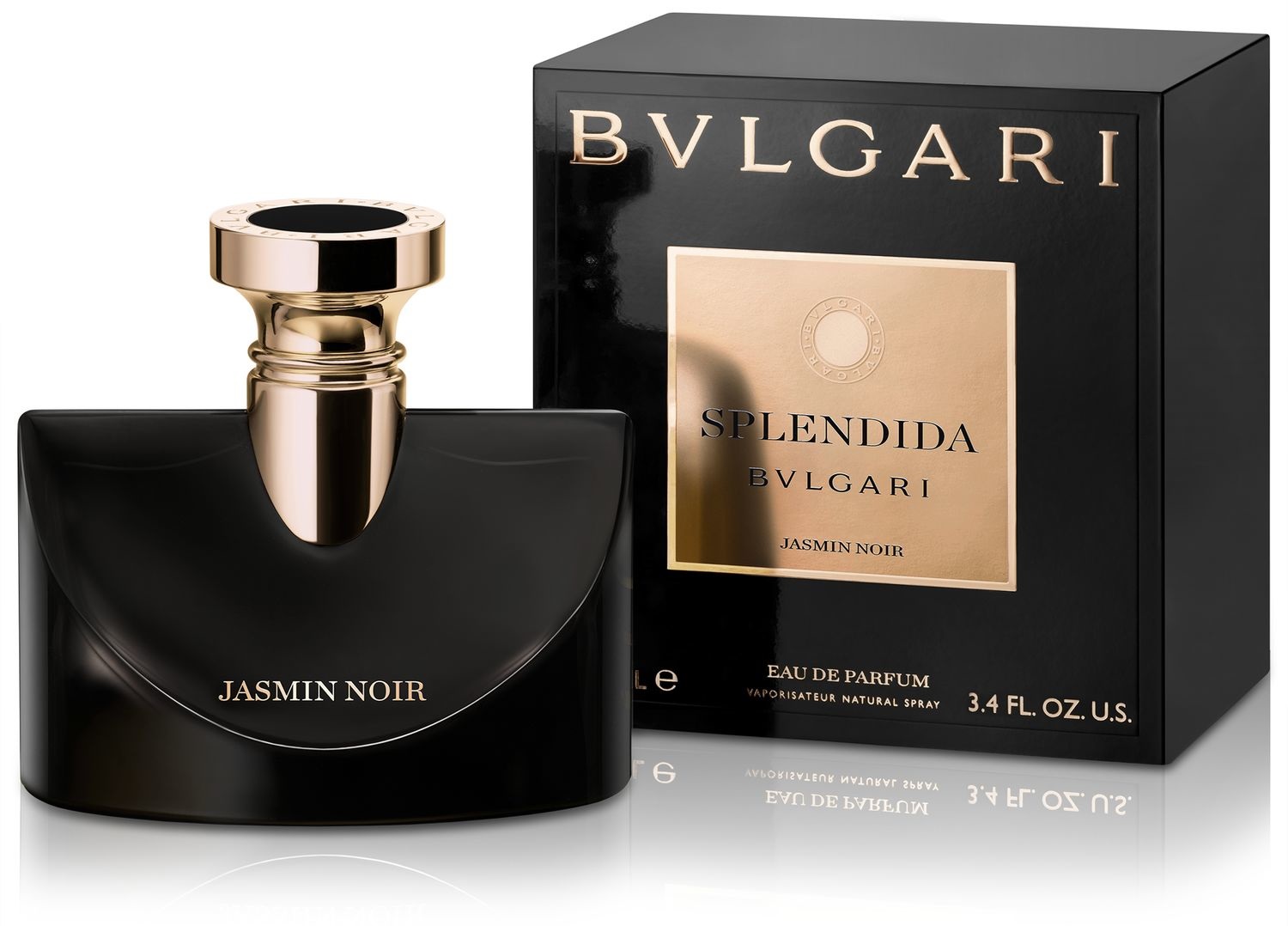 BVLGARI Splendida Jasmin Noir Eau de Parfum 100ml - Fragranza Floreale con Note di Fiori Bianchi e Legno