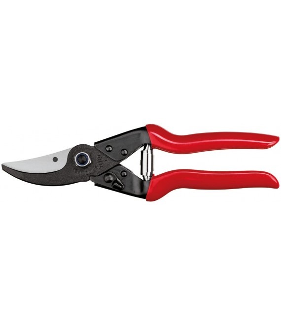 Felco 5 Forbice da Potatura Incudine Rosso - Lunghezza 225 mm, Capacità di Taglio 2,5 cm, Peso 310 g