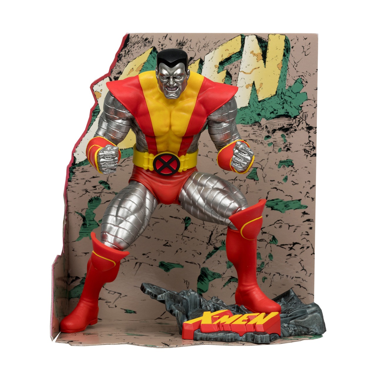 McFarlane Marvel Collection - Statua in PVC 1/10 Colossus (X-Men #1) con base ambientale e biglietto artistico