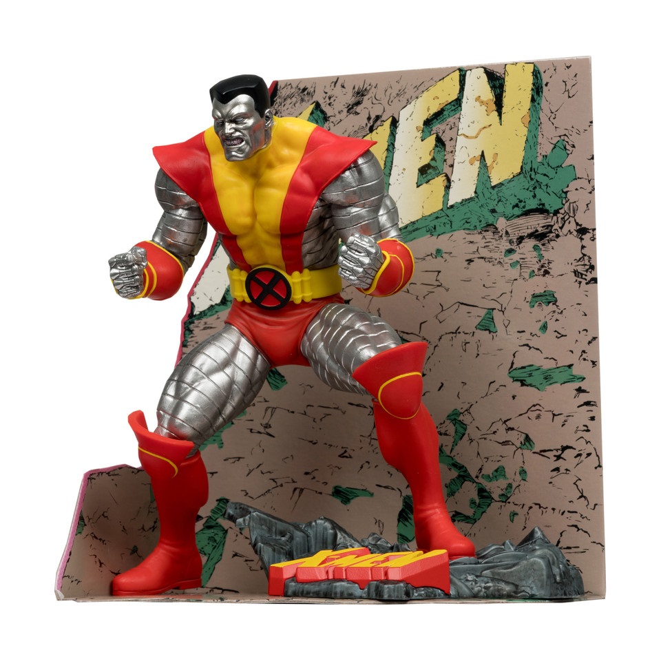 McFarlane Marvel Collection - Statua in PVC 1/10 Colossus (X-Men #1) con base ambientale e biglietto artistico