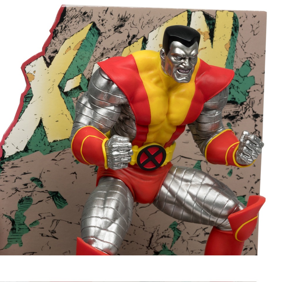 McFarlane Marvel Collection - Statua in PVC 1/10 Colossus (X-Men #1) con base ambientale e biglietto artistico