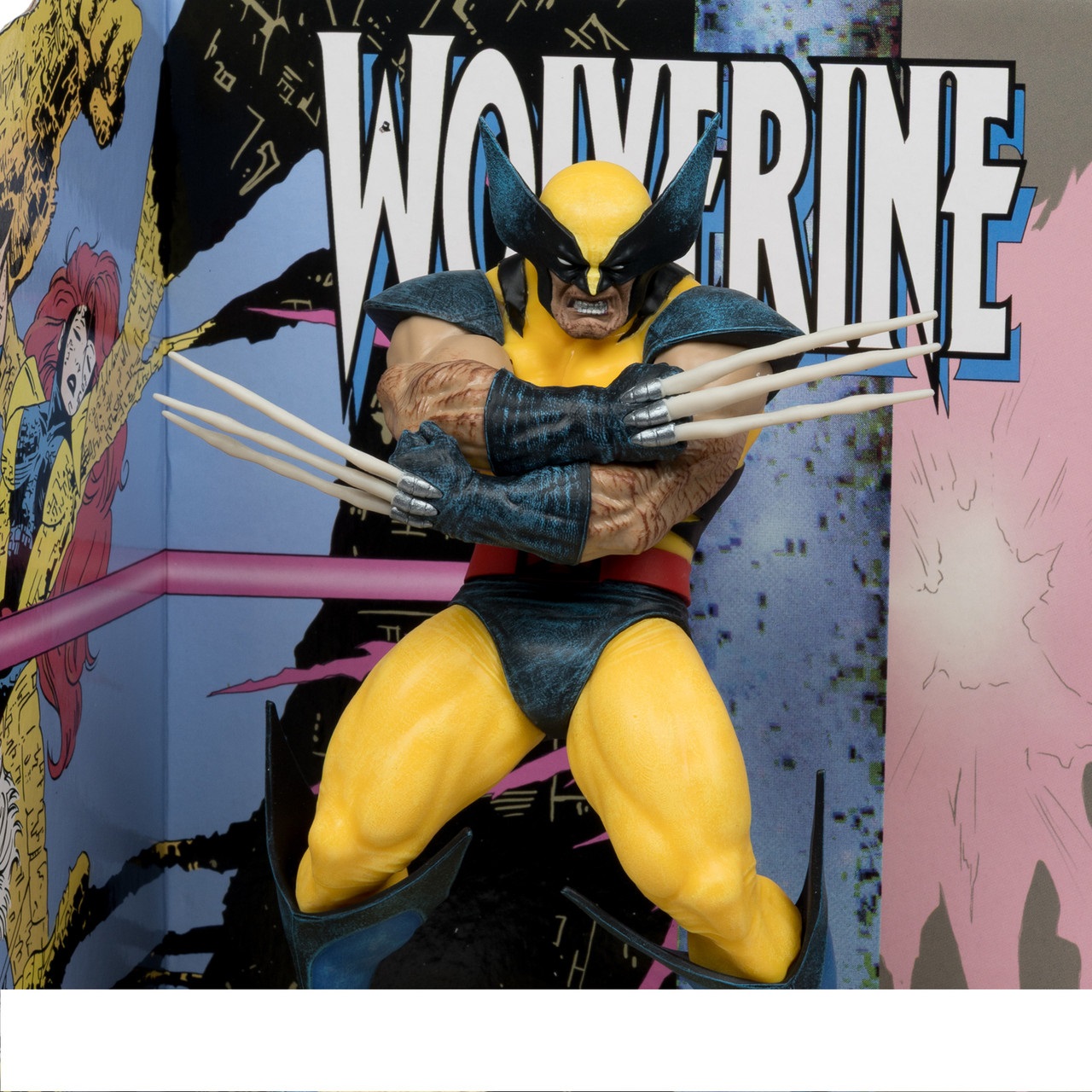 McFarlane Toys Marvel Wolverine Statuetta da Collezione 1:10 con Base Diorama e Dettagli Ricchi