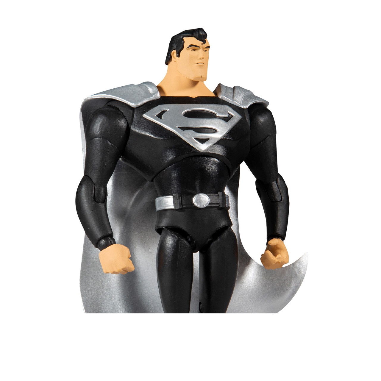 McFarlane DC Multiverse - Superman Animato 17,8 cm con Vestito Nero e Ultra Articolazione