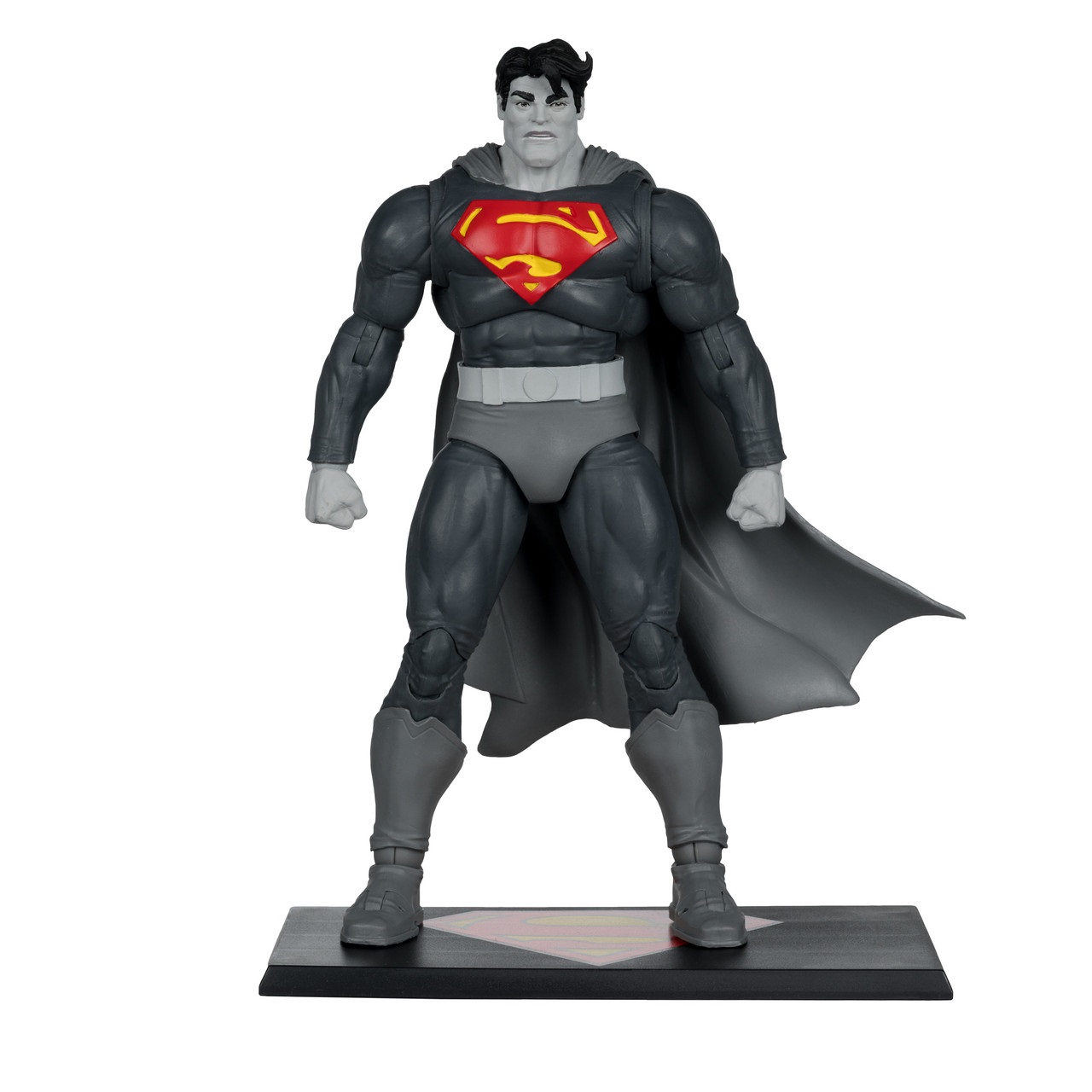 McFarlane DC Multiverse Superman - Action Figure 18 cm Black & White Accent Edition Gold Label