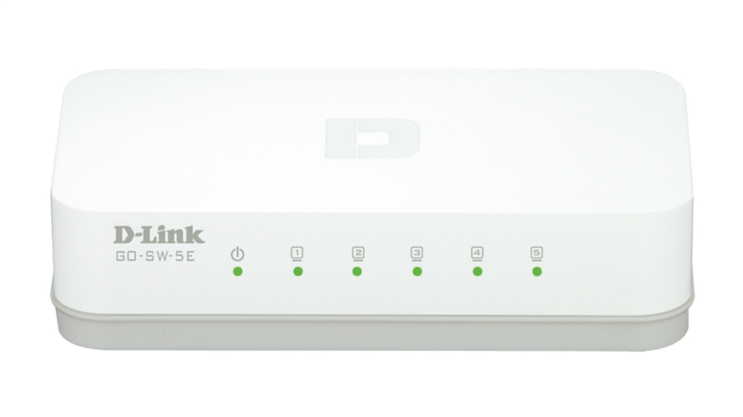 D-Link GO-SW-5E Switch di rete Non gestito 5 Porte Fast Ethernet 10/100 Mbps Bianco
