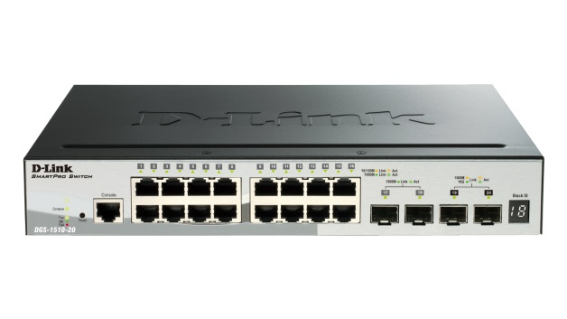 D-Link DGS-1510 Switch Gestito L3 Gigabit Ethernet 48 Porte RJ-45 (10/100/1000) con Supporto Power over Ethernet (PoE) e 2 Moduli SFP/SFP Nero