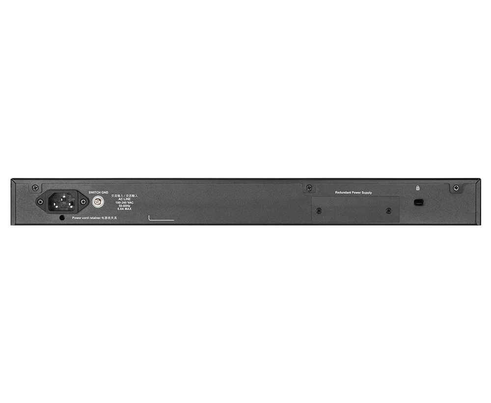 D-Link DGS-1520-52MP Switch di Rete Gestito L3 Gigabit Ethernet (10/100/1000) con 44 Porte Gigabit, 4 Porte 2.5G PoE, 2 Porte 10G e 2 SFP , Supporto Power over Ethernet, Montaggio Rack 1U, Nero