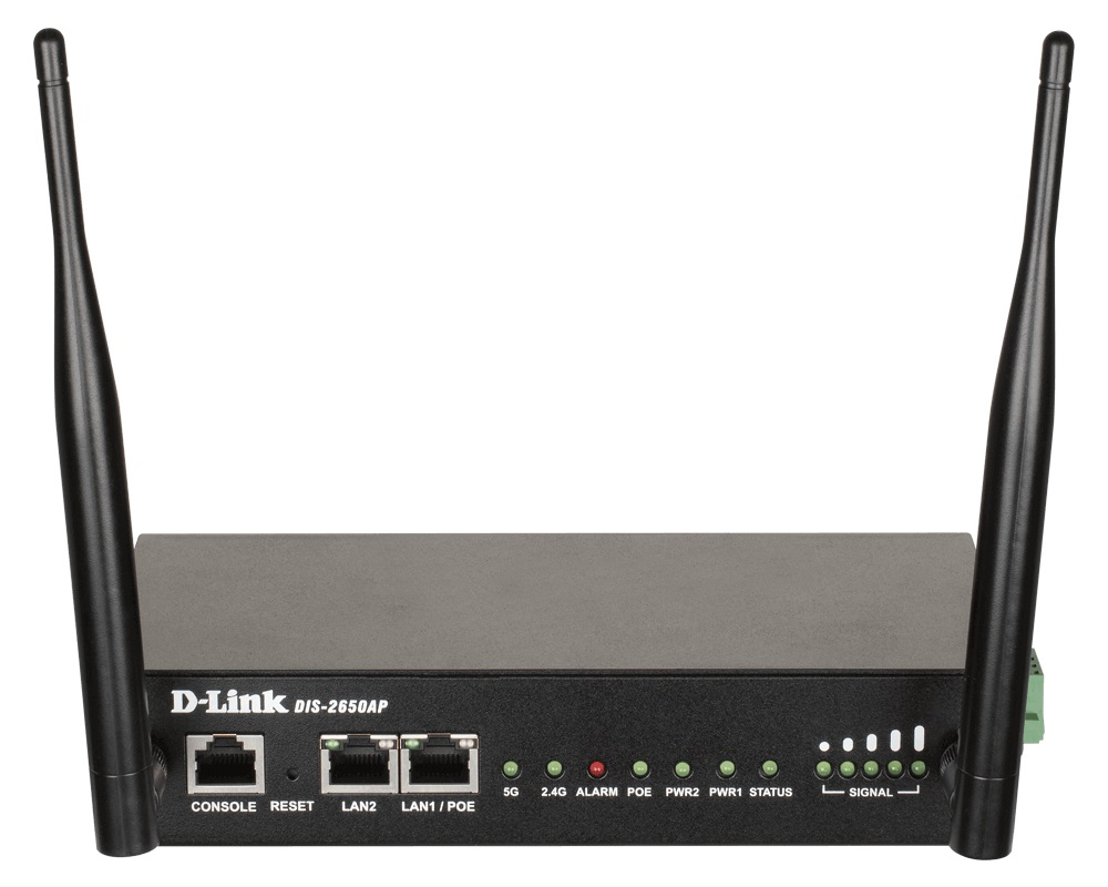 D-Link DIS-2650AP Punto d'Accesso WLAN 1200 Mbit/s Nero con Supporto Power over Ethernet (PoE)