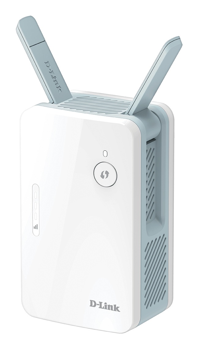 D-Link E15 Range Extender Mesh EAGLE PRO AI AX1500 - Trasmettitore di rete Bianco, 1200 Mbit/s, 10/100/1000 Mbit/s, MU-MIMO, OFDMA, WPS, WPA3