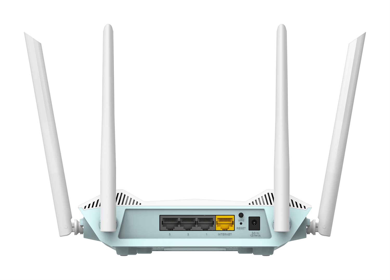 D-Link R15 Router Smart EAGLE PRO AI AX1500 Wi-Fi 6 Dual-band (2.4 GHz/5 GHz) Bianco con Porte Gigabit, MU-MIMO, AI Mesh e Parental Control