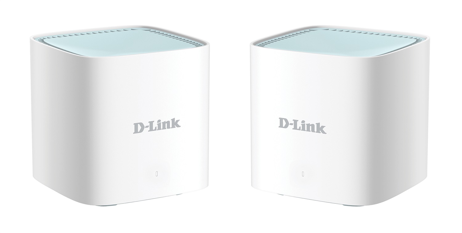 D-Link EAGLE PRO AI AX1500 Mesh Router Wi-Fi 6 Dual Band 1500Mbps - Sistema Mesh 2 Pack Bianco