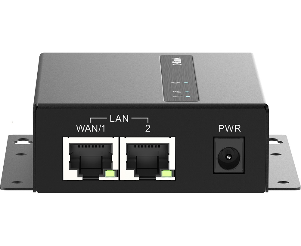 D-Link DWM-313 Router Wireless 4G LTE Cat.4 Dual SIM VPN con Wi-Fi 4 e 2 Porte WWAN - Nero