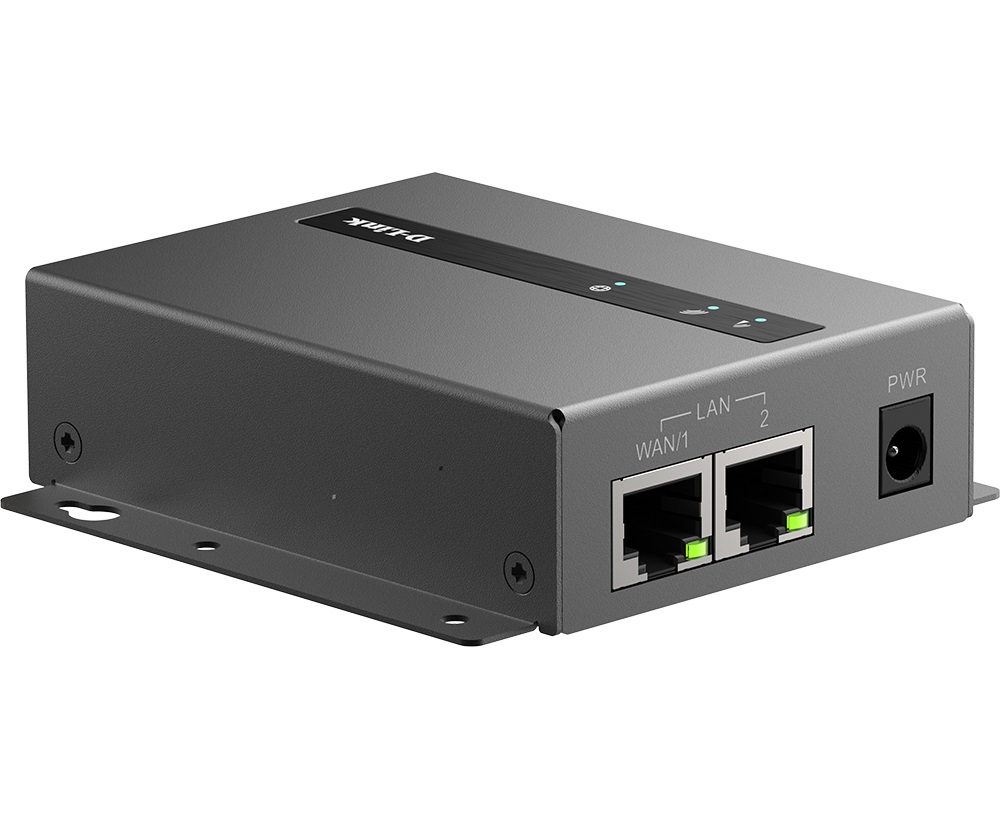 D-Link DWM-313 Router Wireless 4G LTE Cat.4 Dual SIM VPN con Wi-Fi 4 e 2 Porte WWAN - Nero