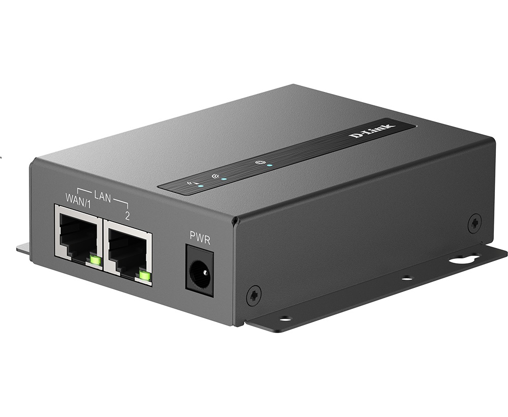 D-Link DWM-313 Router 4G LTE Dual SIM Wi-Fi 4 Gigabit Ethernet M2M VPN Nero Metallo