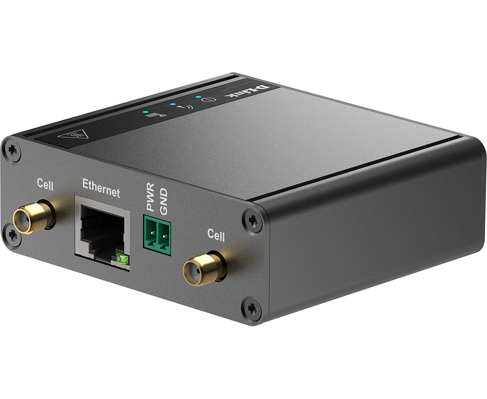 D-Link DWM-311-G Router Cablato 2.5 Gigabit Ethernet Nero con Supporto VPN e Slot per Scheda SIM