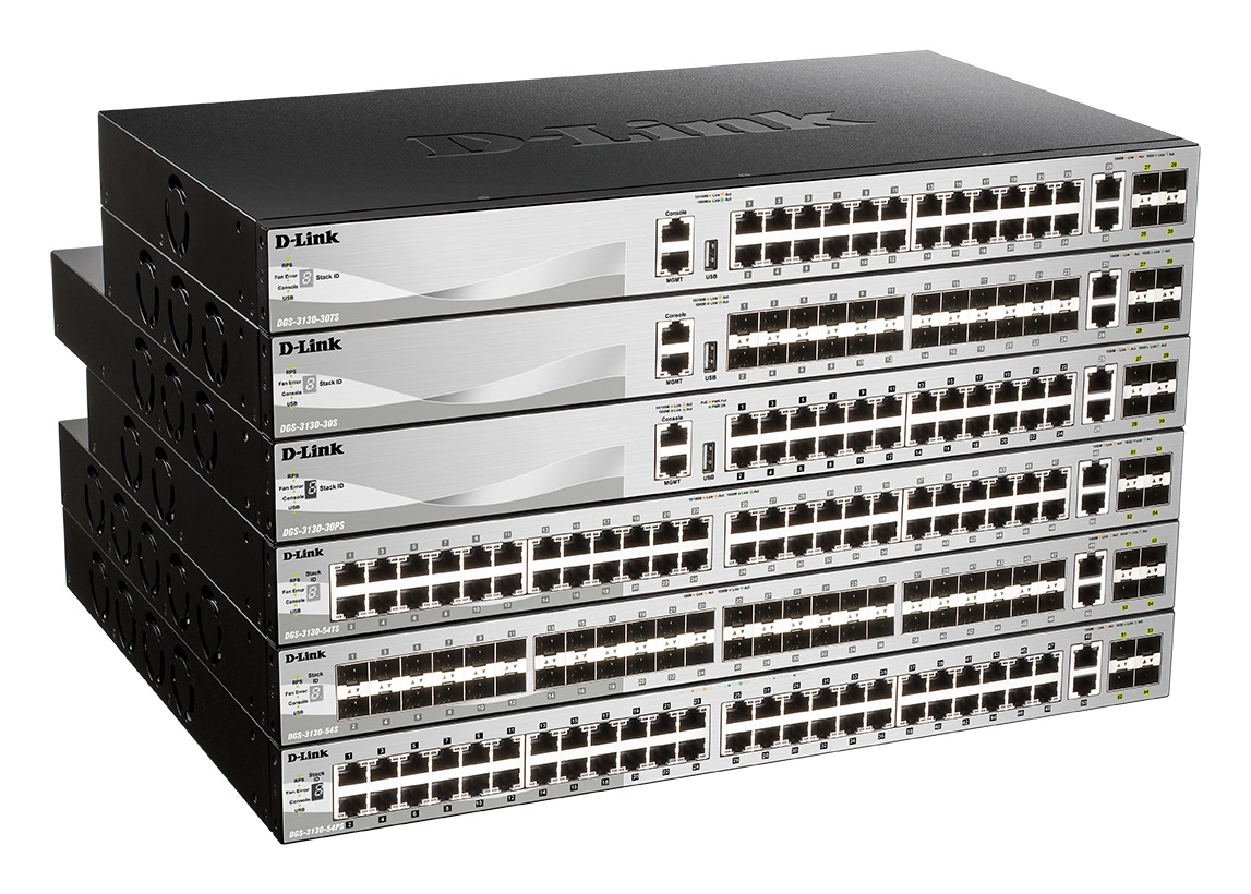 D-Link DGS-3130-54PS/E Switch di Rete Gestito L3 Gigabit Ethernet 48 Porte (10/100/1000) con Supporto Power over Ethernet (PoE) Grigio