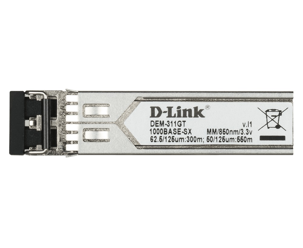 D-Link DEM-311GT Modulo del Ricetrasmettitore SFP Fibra Ottica 1000 Mbit/s LC 550 m Multimodale