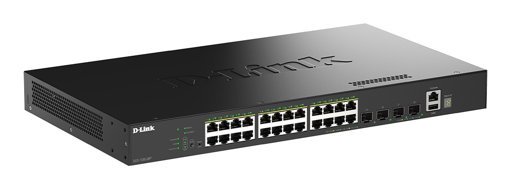 D-Link DGS-1530-28P/E Switch di Rete Gestito L2 Gigabit Ethernet con Power over Ethernet (PoE) - Nero