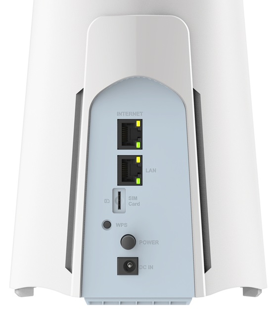 D-Link G530 5G NR AX3000 Wi-Fi 6 Router - Dual-band (2.4 GHz/5 GHz), Velocità fino a 3.4 Gbps, Bianco