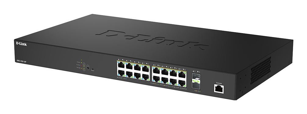 D-Link DMS-1250-18P/E Switch di Rete Gestito L2 18 Porte 2.5G Ethernet con Supporto Power over Ethernet (PoE) e Montaggio Rack