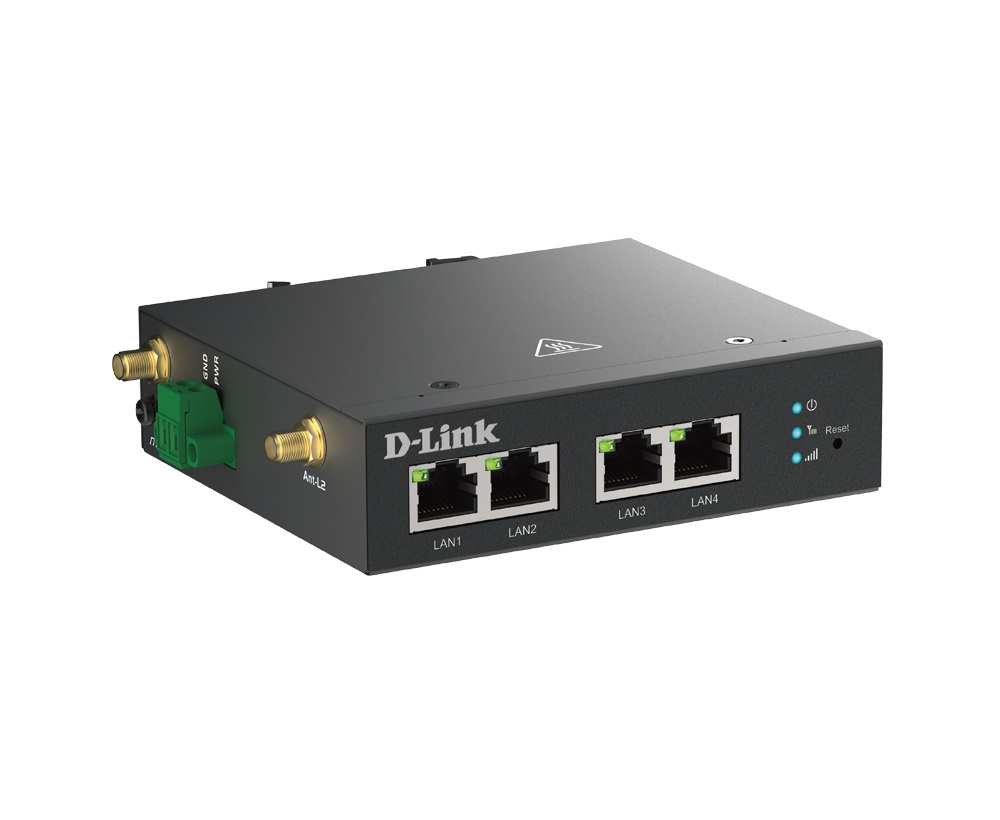 D-Link DWM-314-T Router di rete cellulare 4G Multi-Connect con 4 porte Fast Ethernet