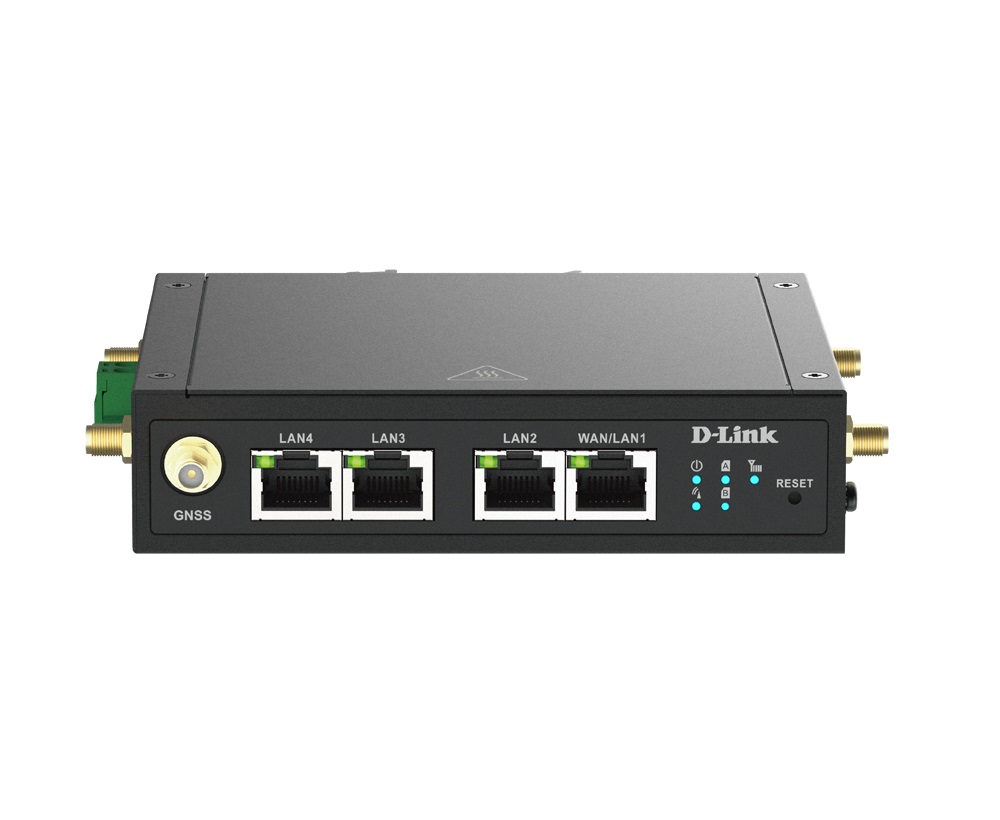 D-LINK DWM-530-T Router 4G LTE Nero con Wi-Fi 4, VPN e Gigabit WAN/LAN