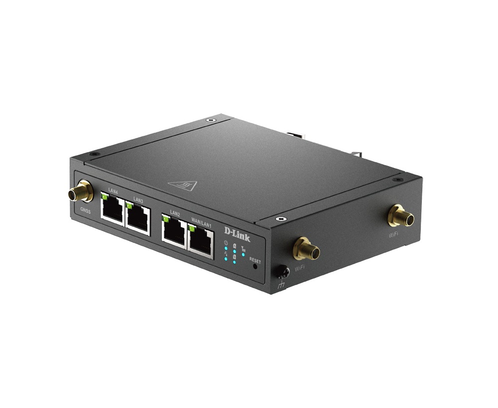 D-LINK DWM-530-T Router 4G LTE Nero con Wi-Fi 4, VPN e Gigabit WAN/LAN