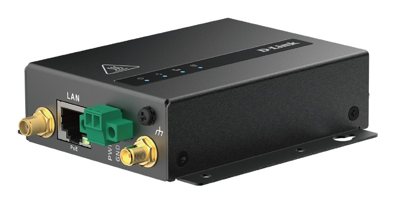 D-Link DWM-311-GP Modem 5G M2M PoE - Router industriale Dual-SIM con porta 2.5GbE, Sicurezza VPN e Montaggio su guida DIN
