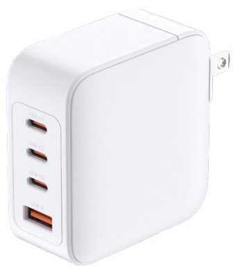 D-Link DCP-101 Caricabatterie Universale Bianco - Ricarica Rapida 100W con 4 Porte USB-C e USB-A