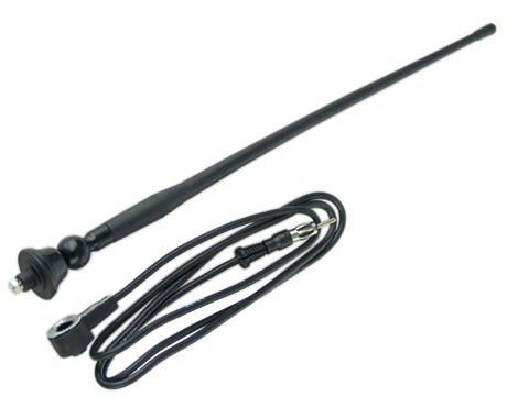 Boss Audio MRANT12B Antenna FM Stilo Nera - Antenna Radio per Auto