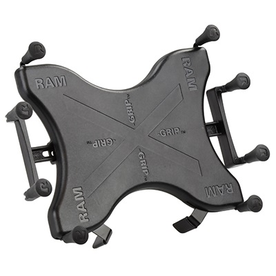 RAM Mounts RAM-HOL-UN9U Supporto Universale X-Grip per Tablet fino a 10 Pollici con Design a Molla e Tappi in Gomma