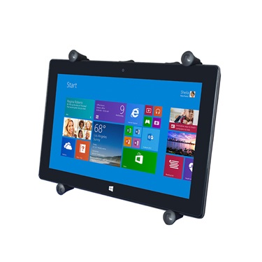 RAM Mounts RAM-HOL-UN9U Supporto Universale X-Grip per Tablet fino a 10 Pollici con Design a Molla e Tappi in Gomma