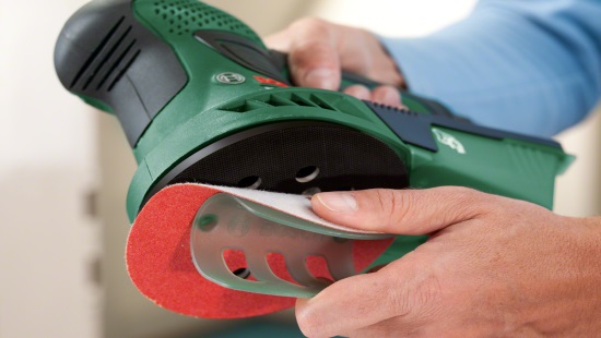 Bosch Home and Garden Universal PEX 300 AE - Levigatrice Rotoorbitale 270 W, Verde, Diametro Platorello 125 mm, Regolazione Elettronica, Low Vibration